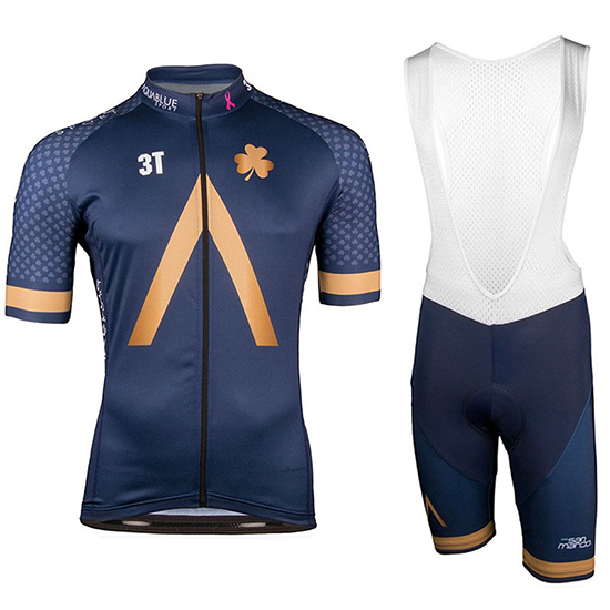 Aqua Blaue Sport Kurzarmtrikot 2018 und Kurze Tragerhose Aus Blau